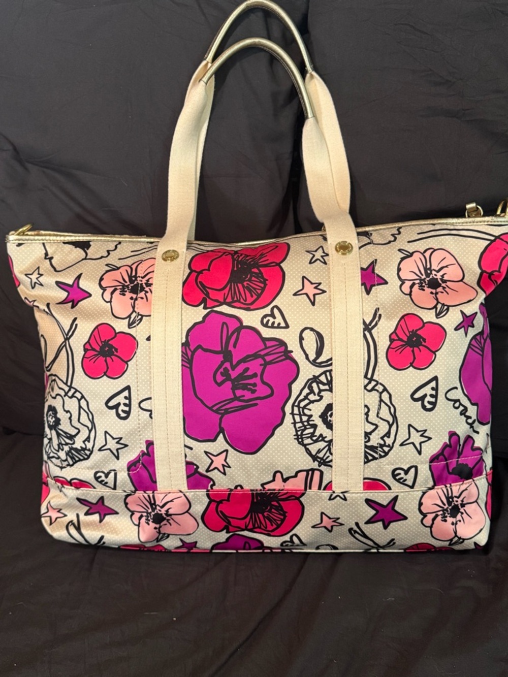 Coach Poppy Kyra Weekender 17.5x13.5x4 inches - Picture 7 of 16